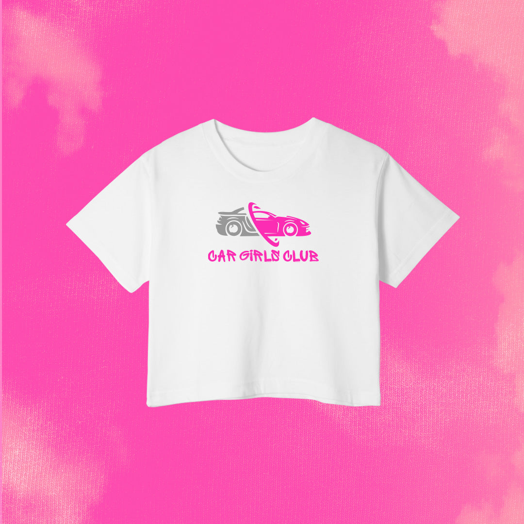 CAMISETA CROP TOP CARGIRLSCLUB