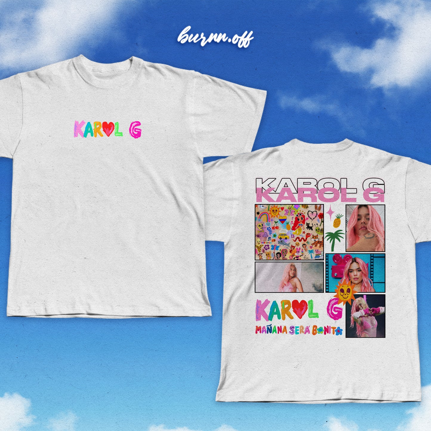 CAMISETA KAROL G - COLLAGE