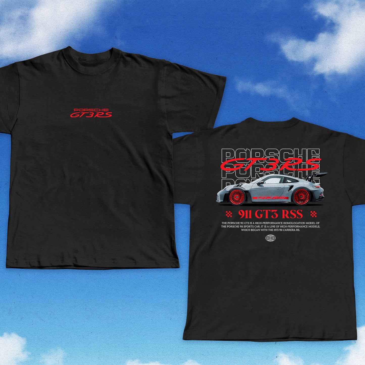 CAMISETA PORSCHE GT3 RS WHITE