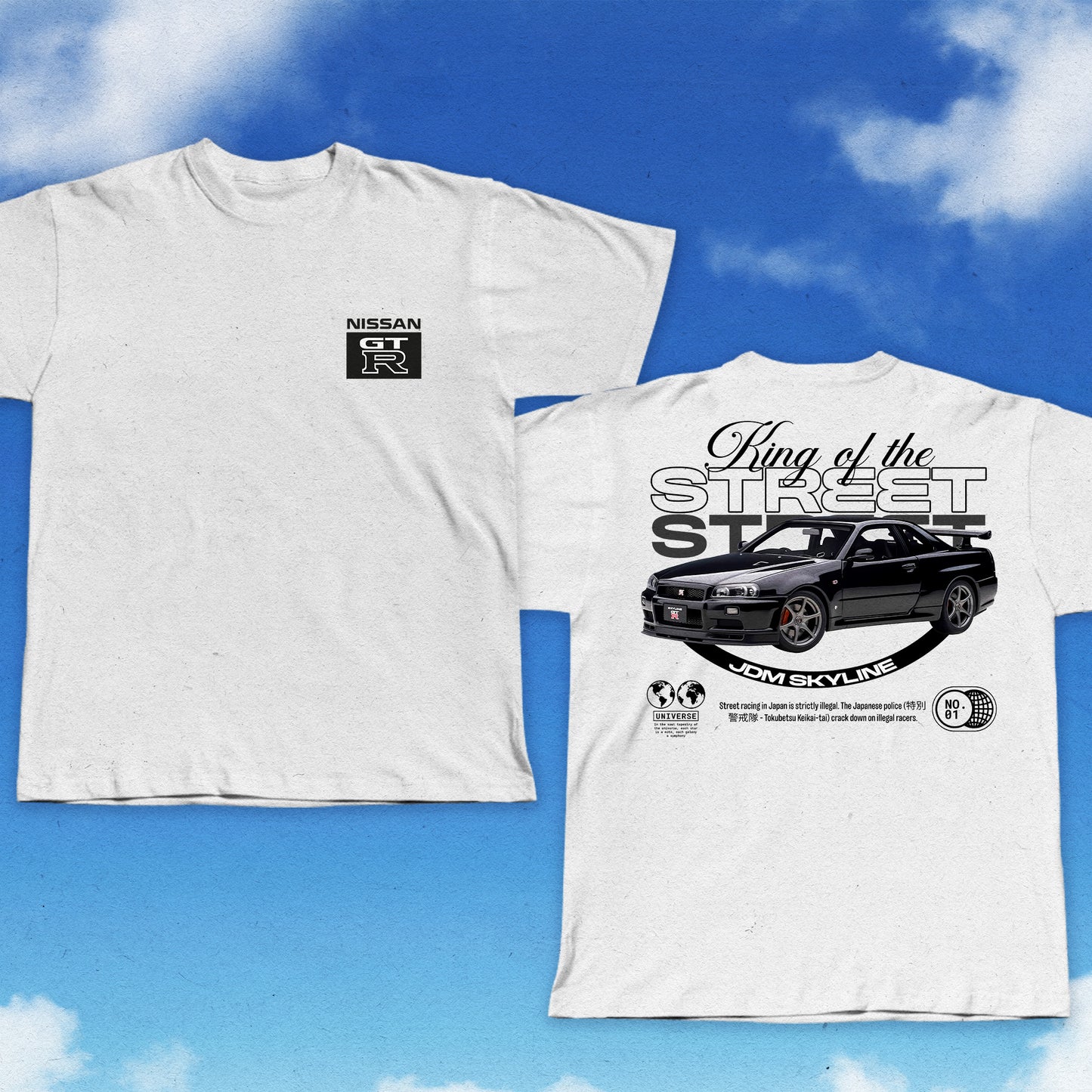 CAMISETA NISSAN GT-R R34