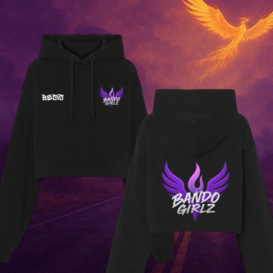 SUDADERA CROP TOP BANDOGIRLZ