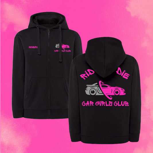 SUDADERA CARGIRLSCLUB CREMALLERA