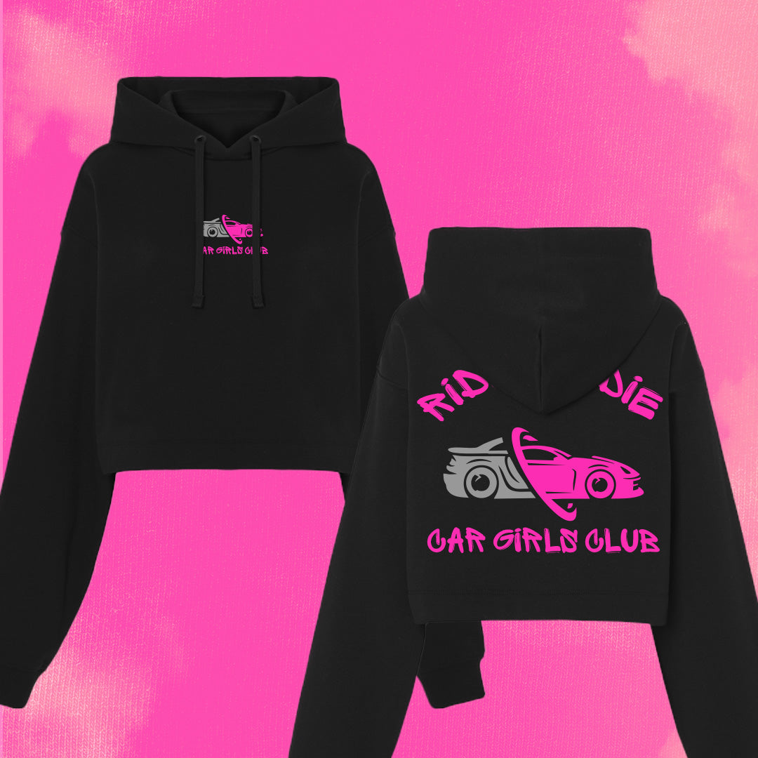 SUDADERA CROP TOP CARGIRLSCLUB