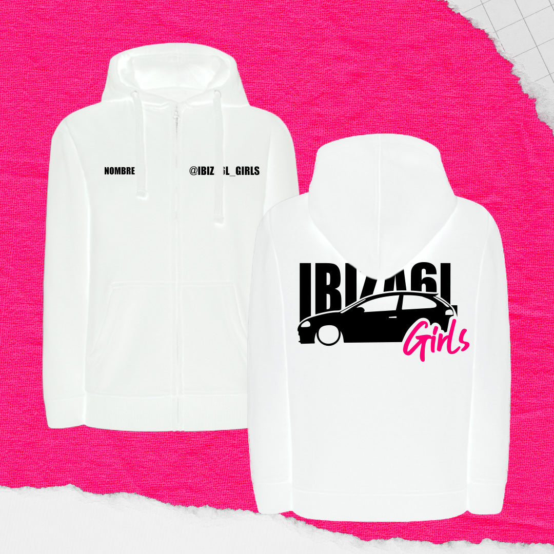 SUDADERA IBIZA6LGIRLS CREMALLERA