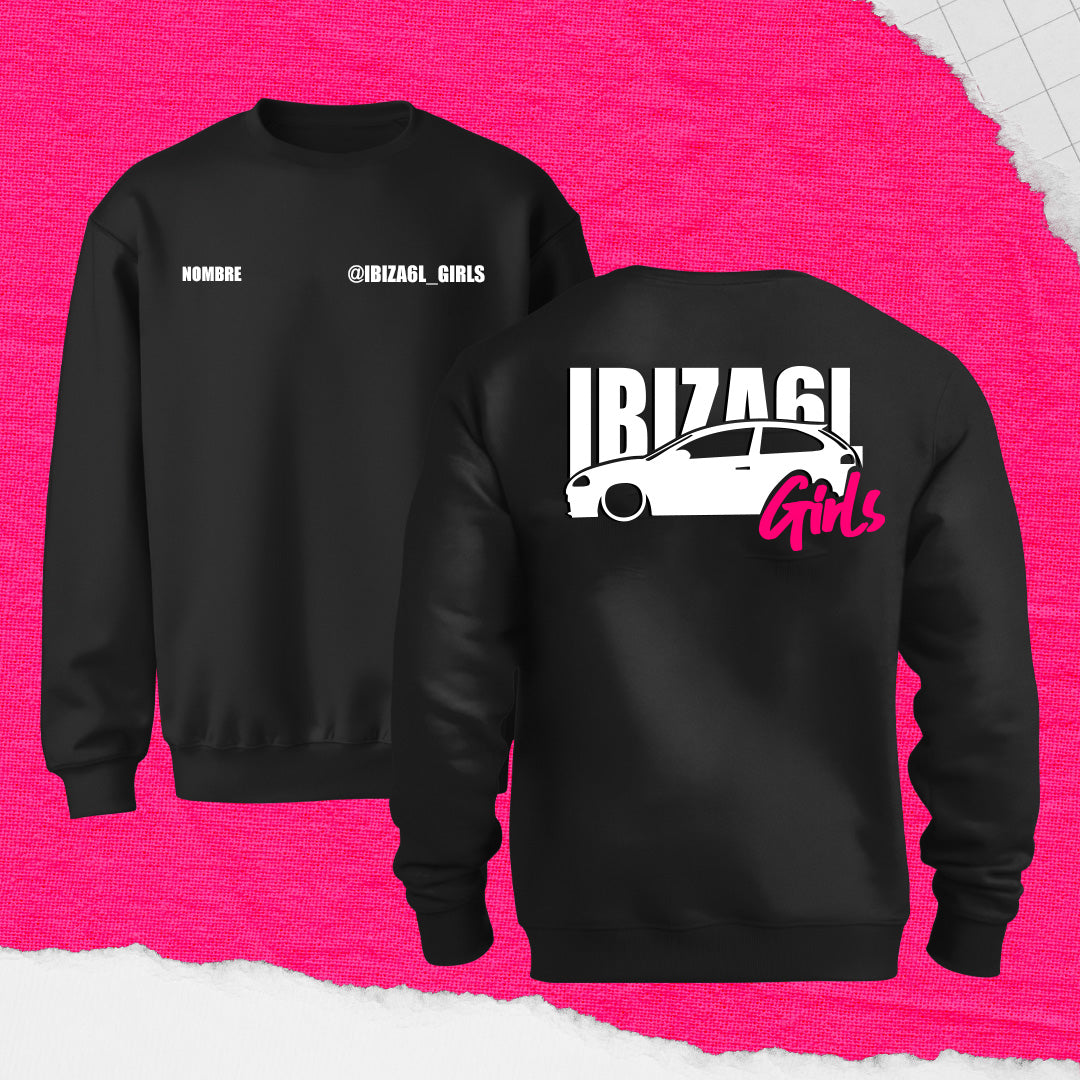 SUDADERA IBIZA6LGIRLS SIN CAPUCHA