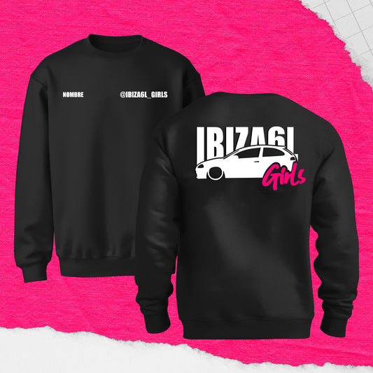 SUDADERA IBIZA6LGIRLS SIN CAPUCHA