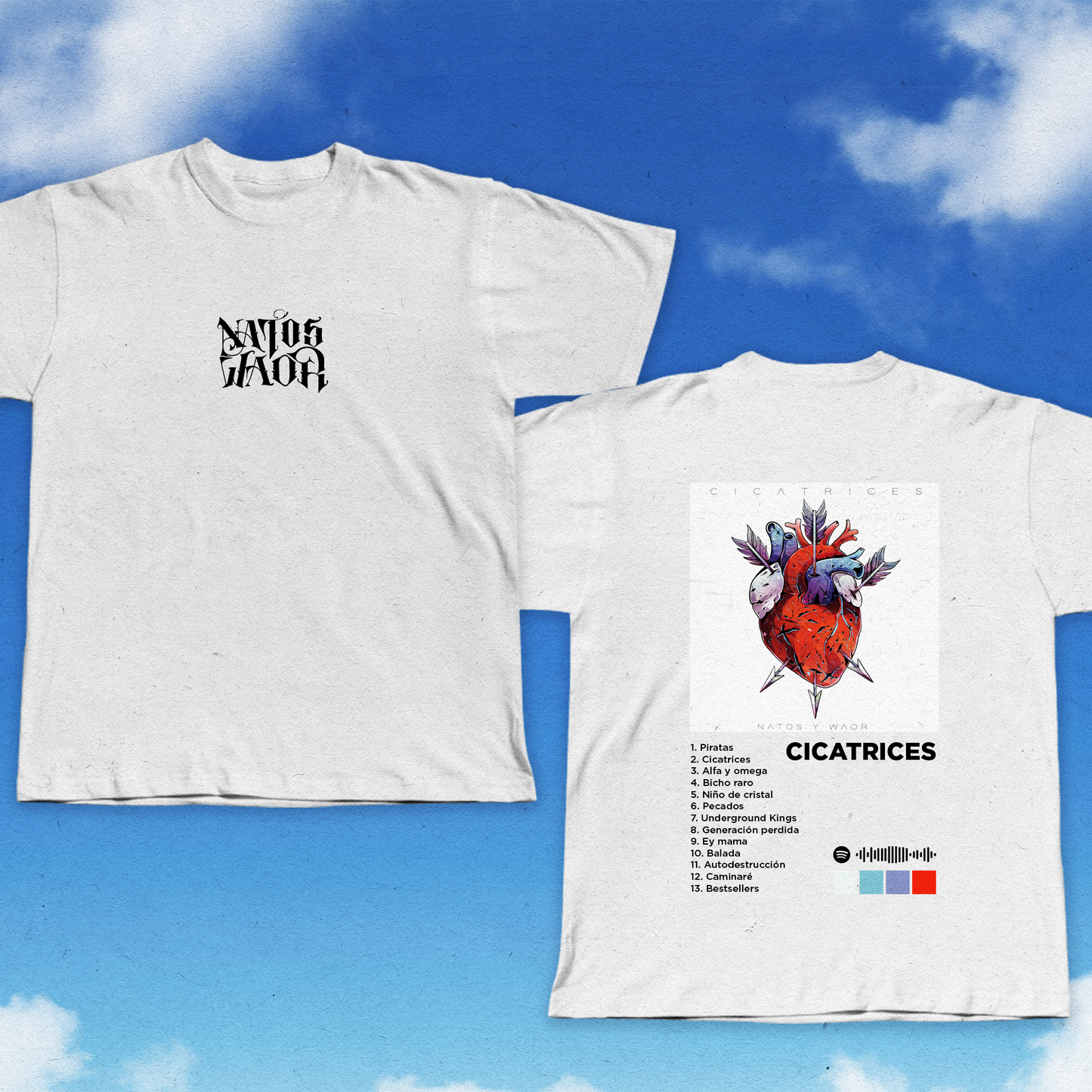 CAMISETA NATOS Y WAOR - ALBUMES