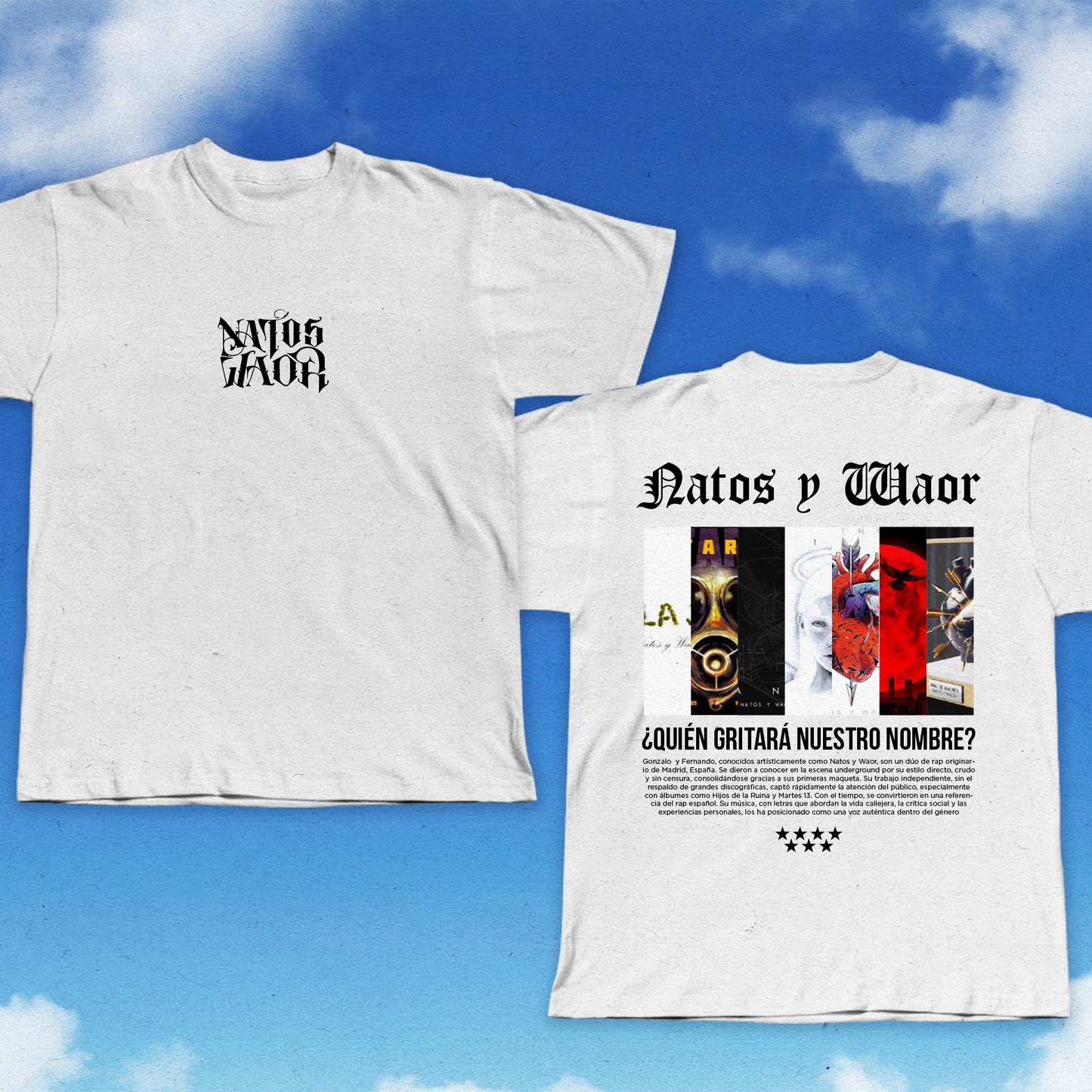 CAMISETA NATOS Y WAOR - DISCOGRAFÍA