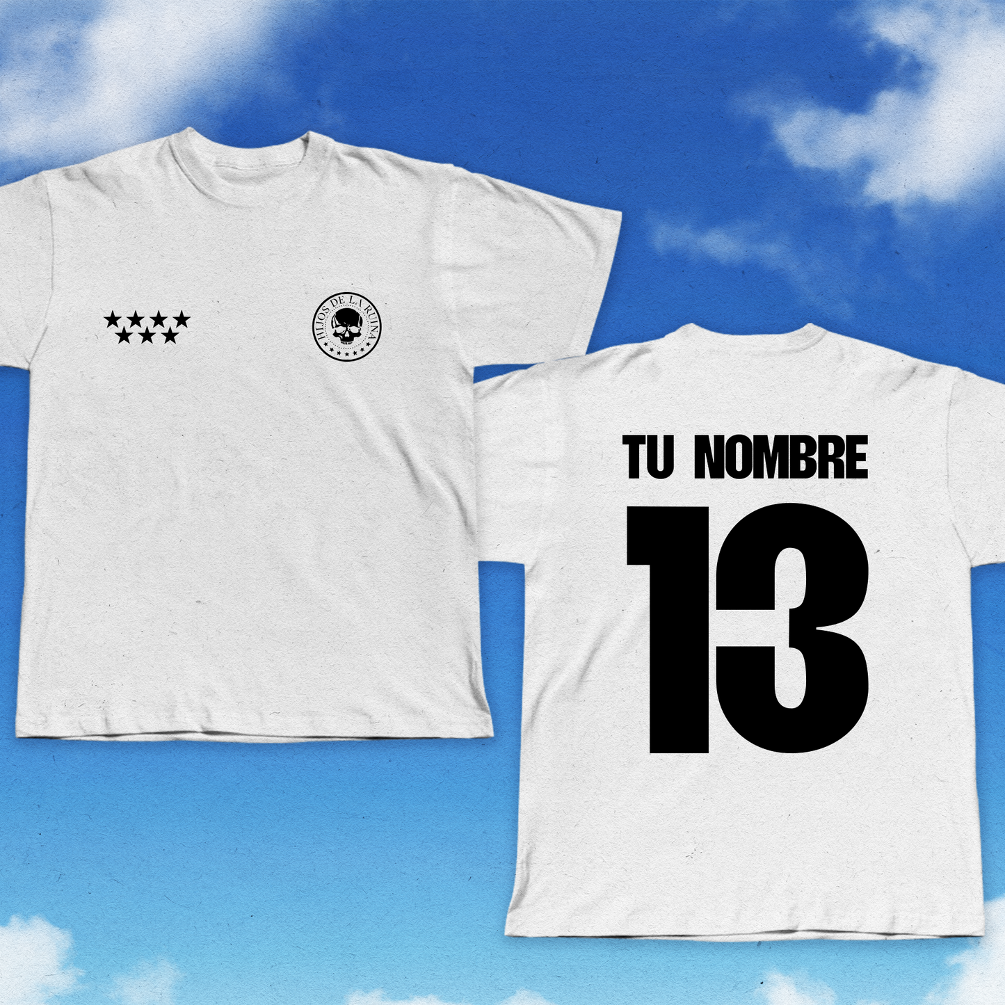 CAMISETA NATOS Y WAOR - NOMBRE