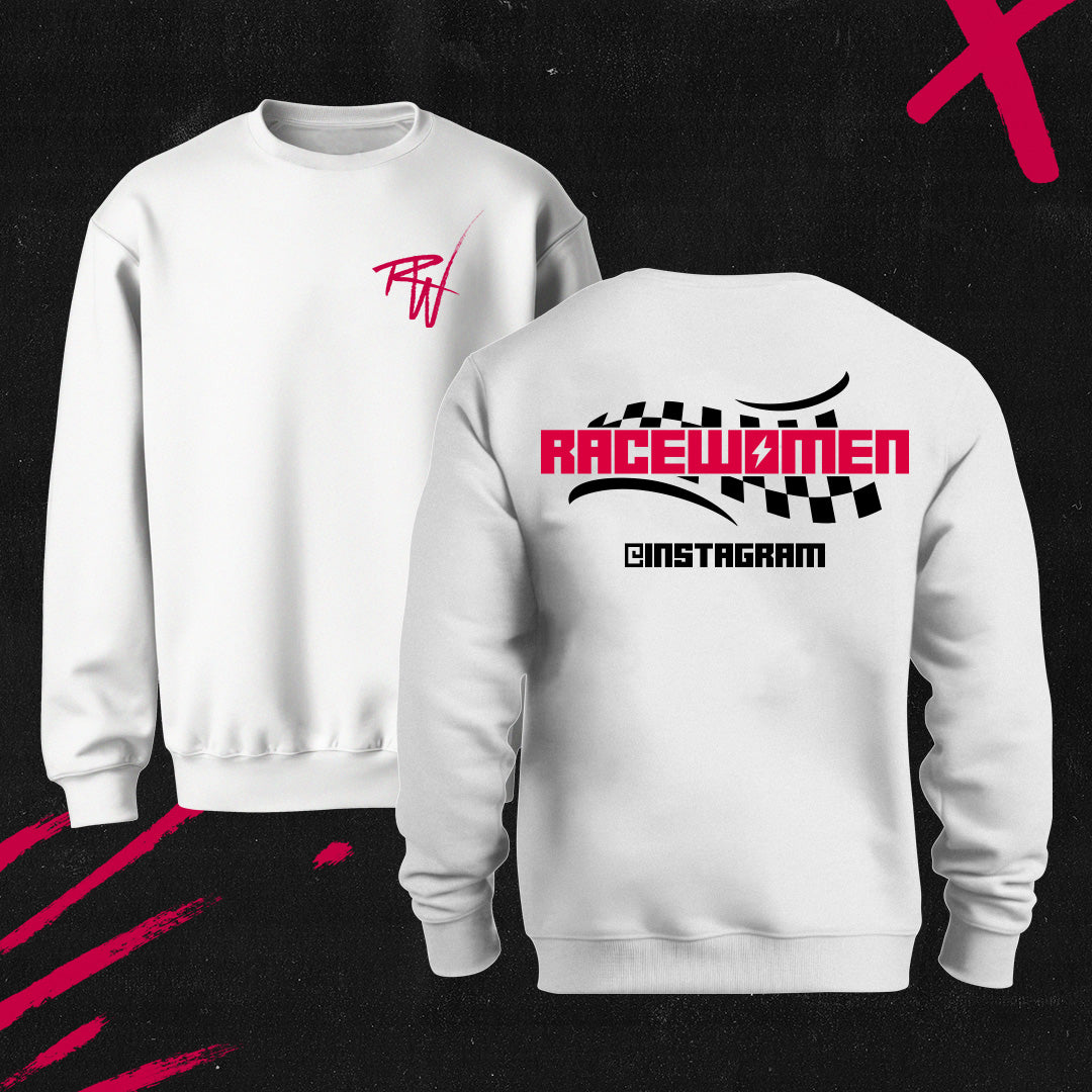 SUDADERA RACEWOMEN SIN CAPUCHA