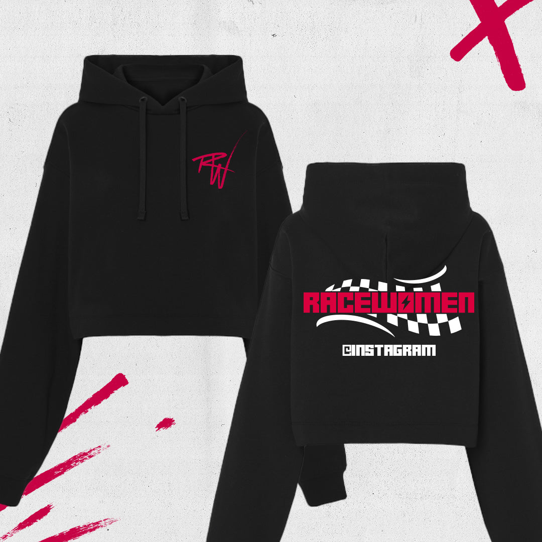 SUDADERA CROP TOP RACEWOMEN