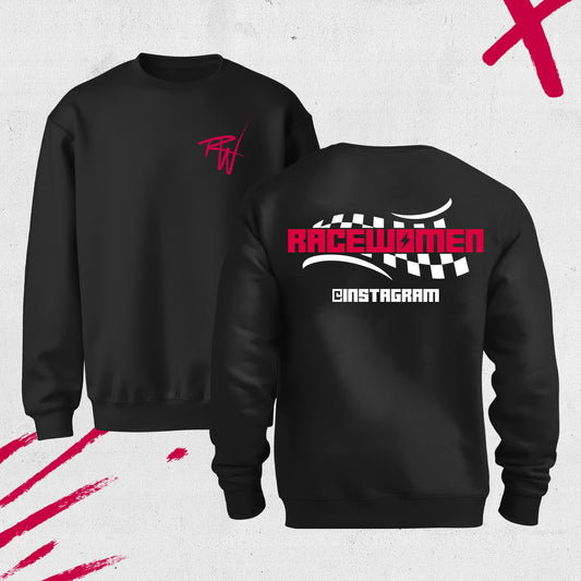 SUDADERA RACEWOMEN SIN CAPUCHA