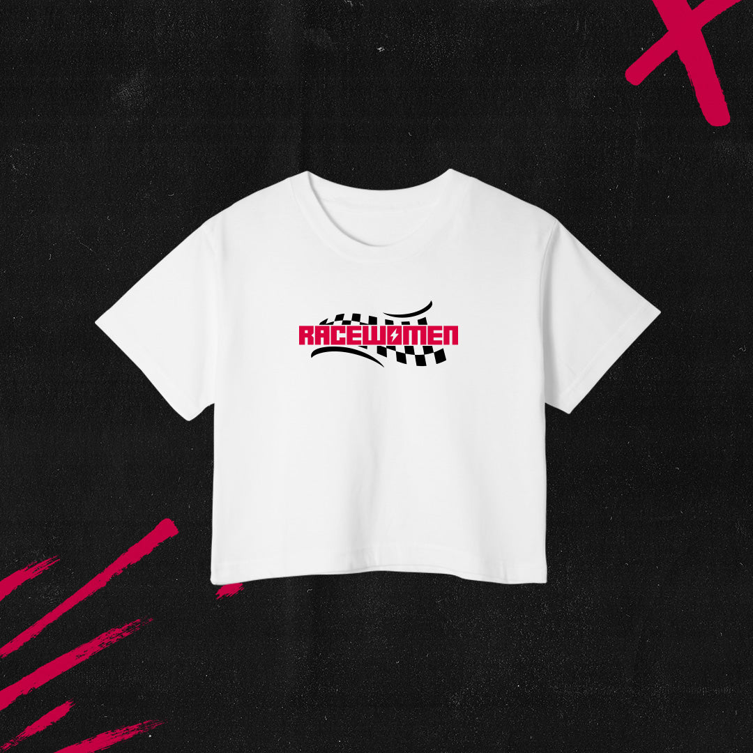 CAMISETA CROP TOP RACEWOMEN