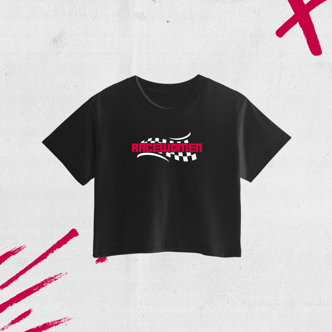 CAMISETA CROP TOP RACEWOMEN