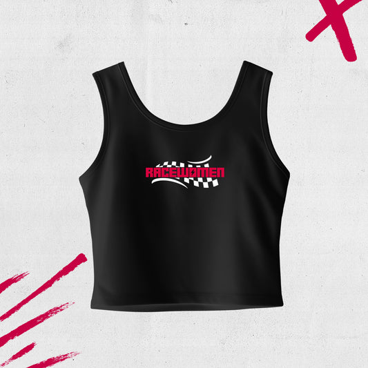 CAMISETA CROP TOP TIRANTES RACEWOMEN