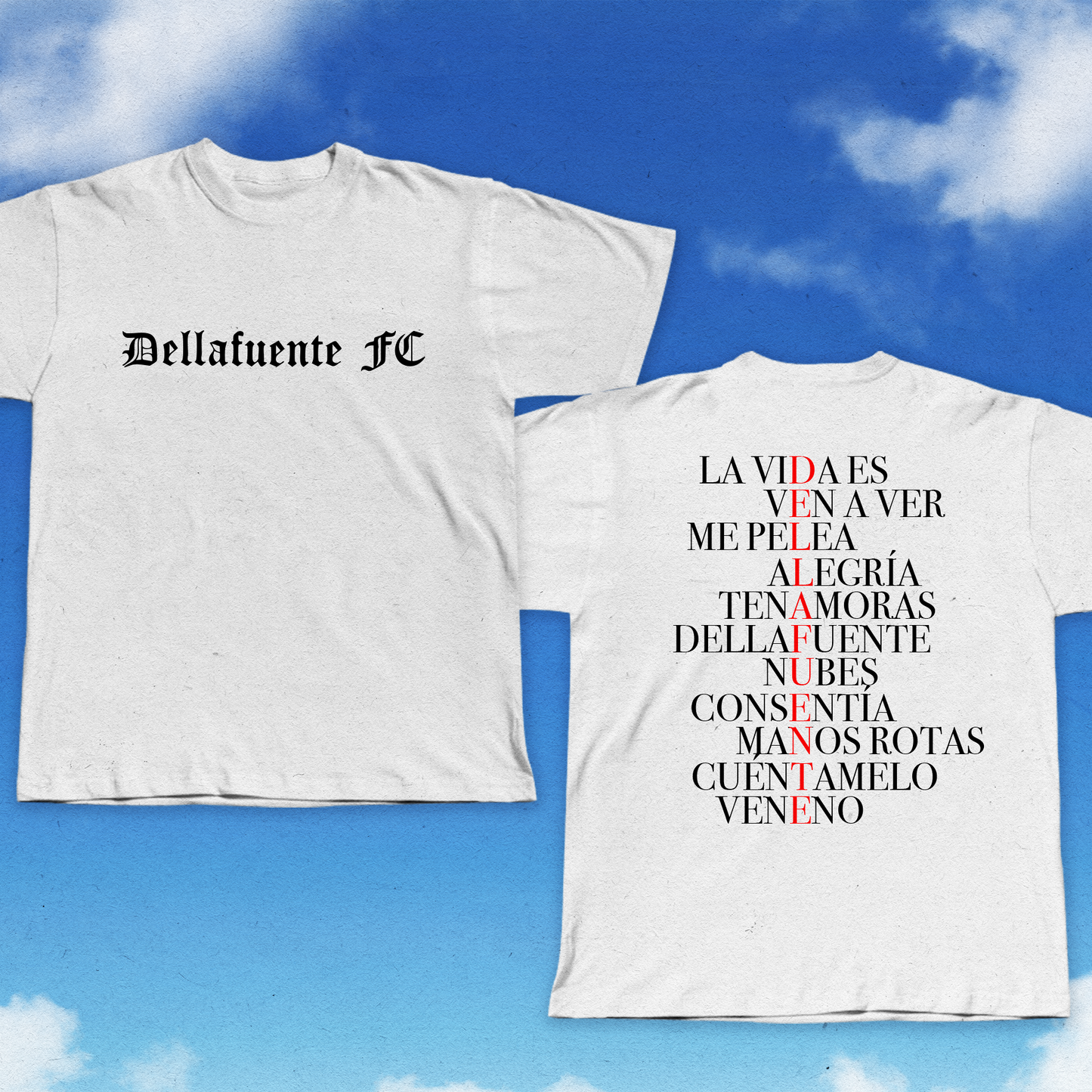 CAMISETA DELLAFUENTE - ANAGRAMA