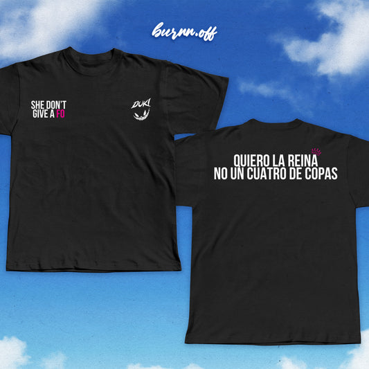 CAMISETA DUKI - SHE DONT GIVE A FO