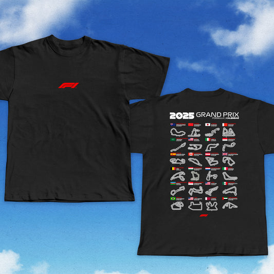 CAMISETA F1 CALENDAR 2025