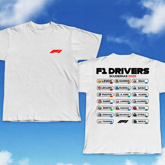 CAMISETA F1 DRIVERS
