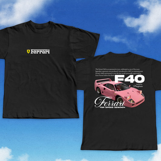 CAMISETA FERRARI F40 PINK